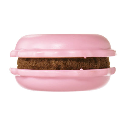 Raspberry coloured Clover macaron needle sharpener