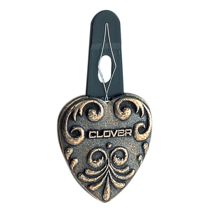 Antique gold Clover quilt needle threader