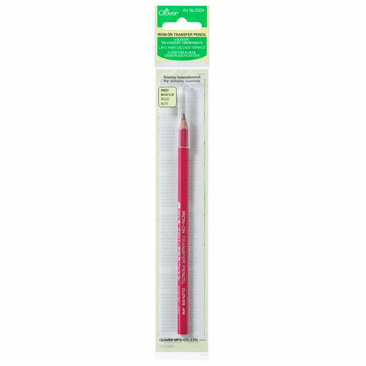 Clover Pink Iron-On Transfer Pencil