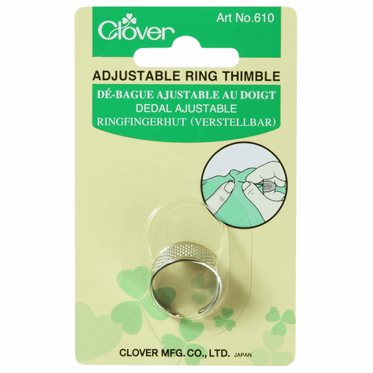 Clover Adjustable Ring Thimble