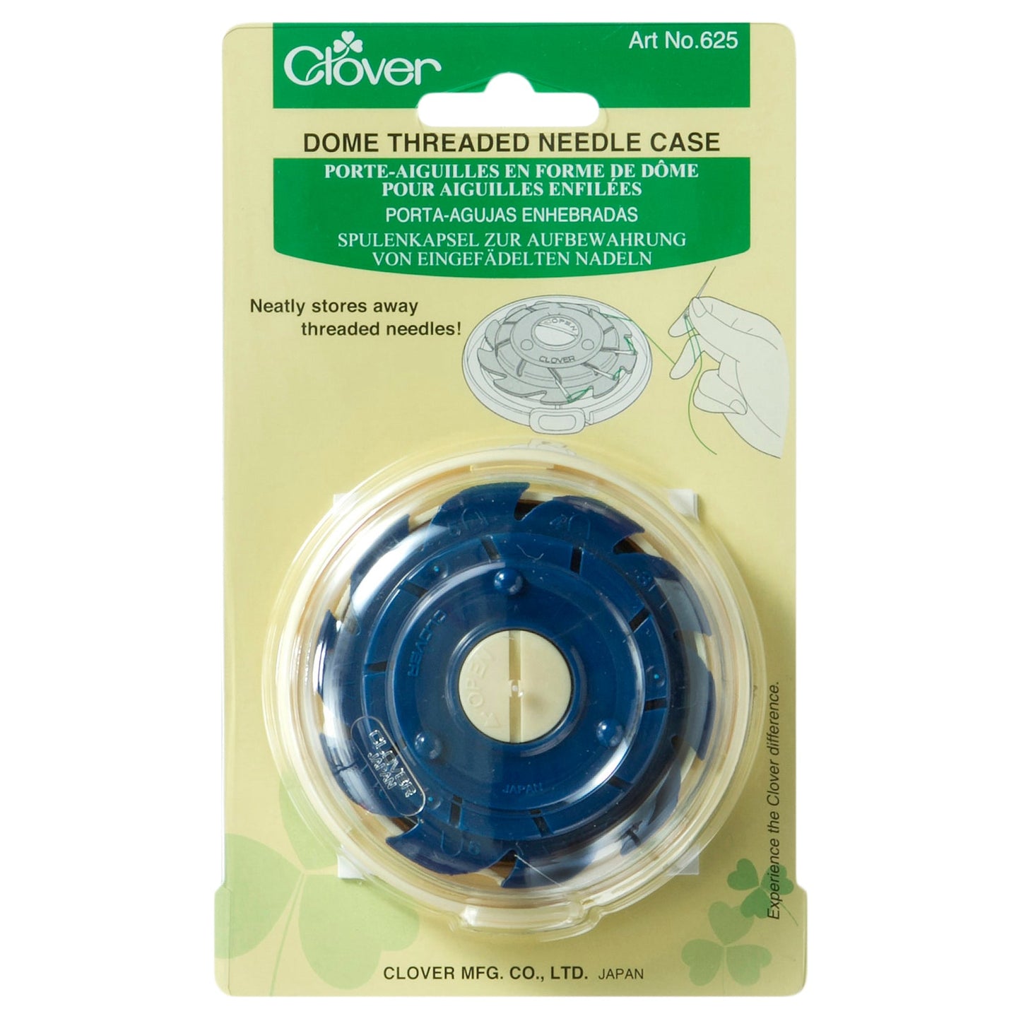 Hand Sewing Needles, Dome Threaded Needle Case