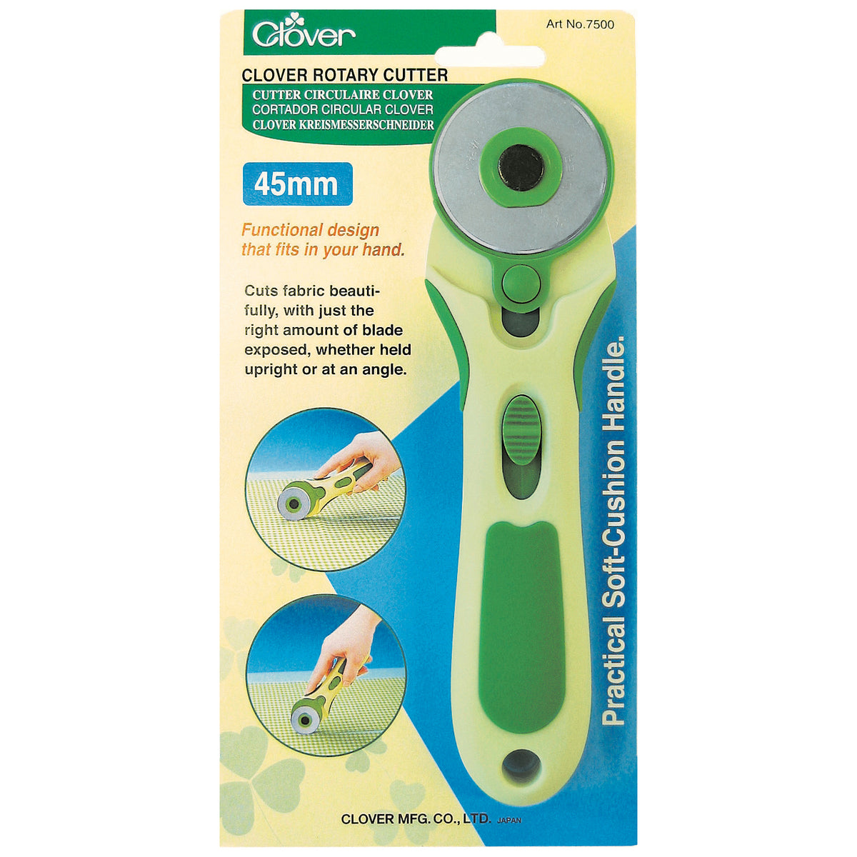 Clover Rotary Cutter - Soft Cushion - 45mm