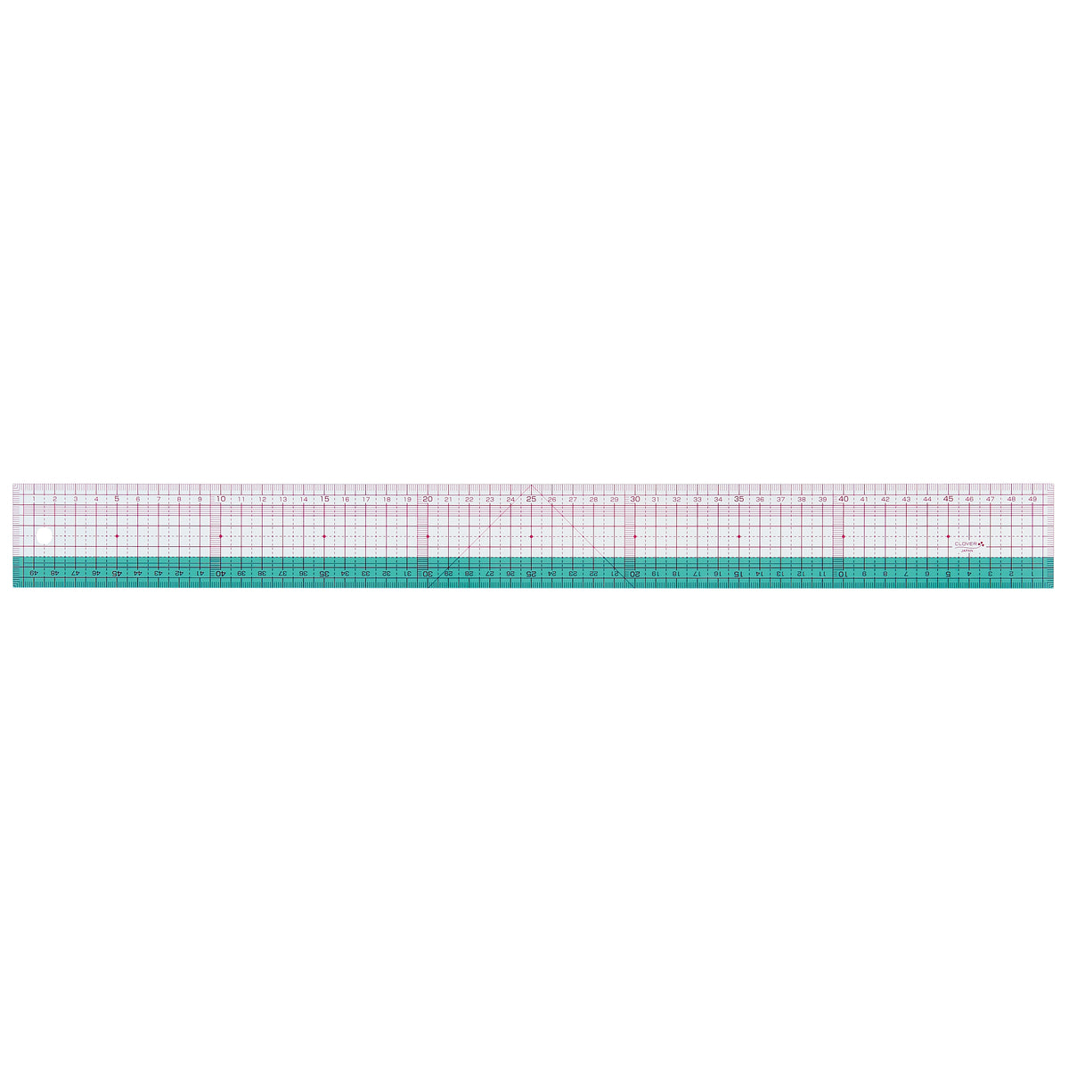 Clover 50cm metric patchwork graph ruler