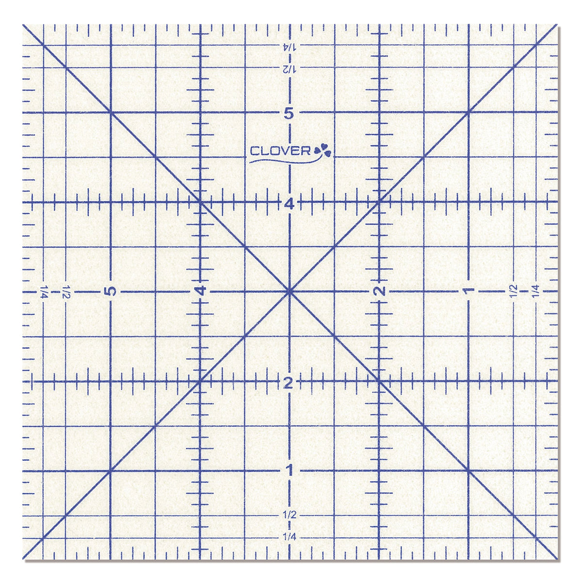 Clover Hot Hemmer square pressing guide with inch markings