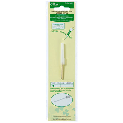 Clover stitching tool 1-ply refill needle in packaging