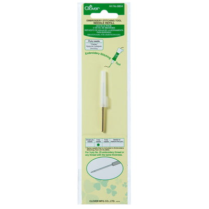 Clover stitching tool 3-ply refill needle in packaging