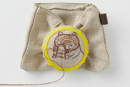 Clover Stitch Dome embroidery tool with elastic band