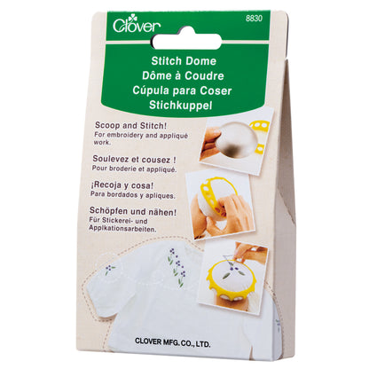 Clover Stitch Dome embroidery tool with elastic band