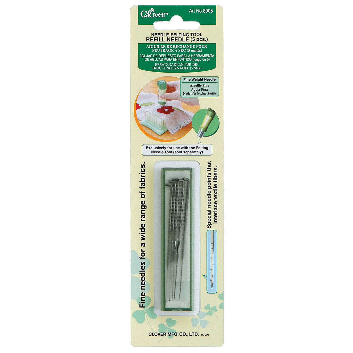Clover Felting Tool - Needle - Refills - Fine