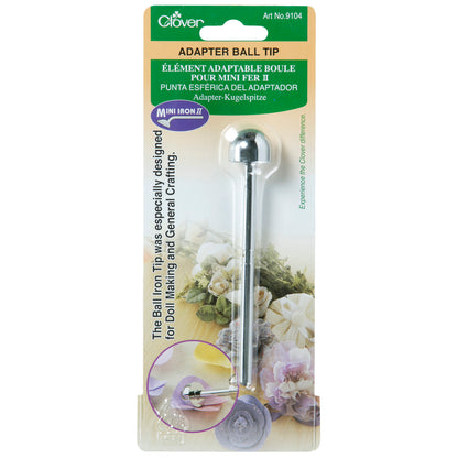 Clover Mini Iron ball-shaped brass adapter tip