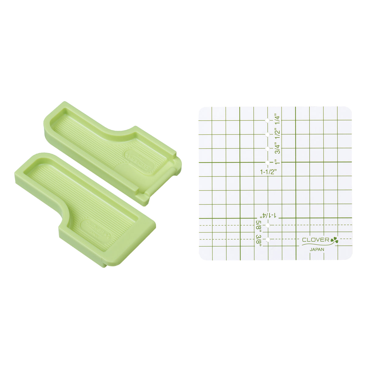 Clover two-piece interlocking stitch guide in inches