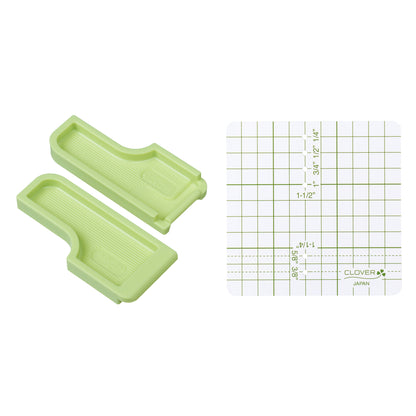 Clover two-piece interlocking stitch guide in inches