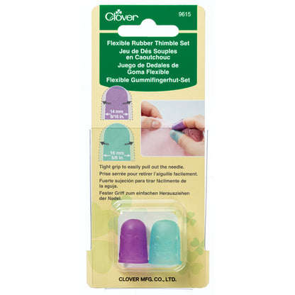 Clover flexible rubber finger thimbles