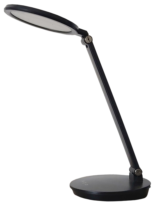 Native Lighting - Black Compact LED Desk Lamp (Lightweight and portable with LED dimmable bulbs)