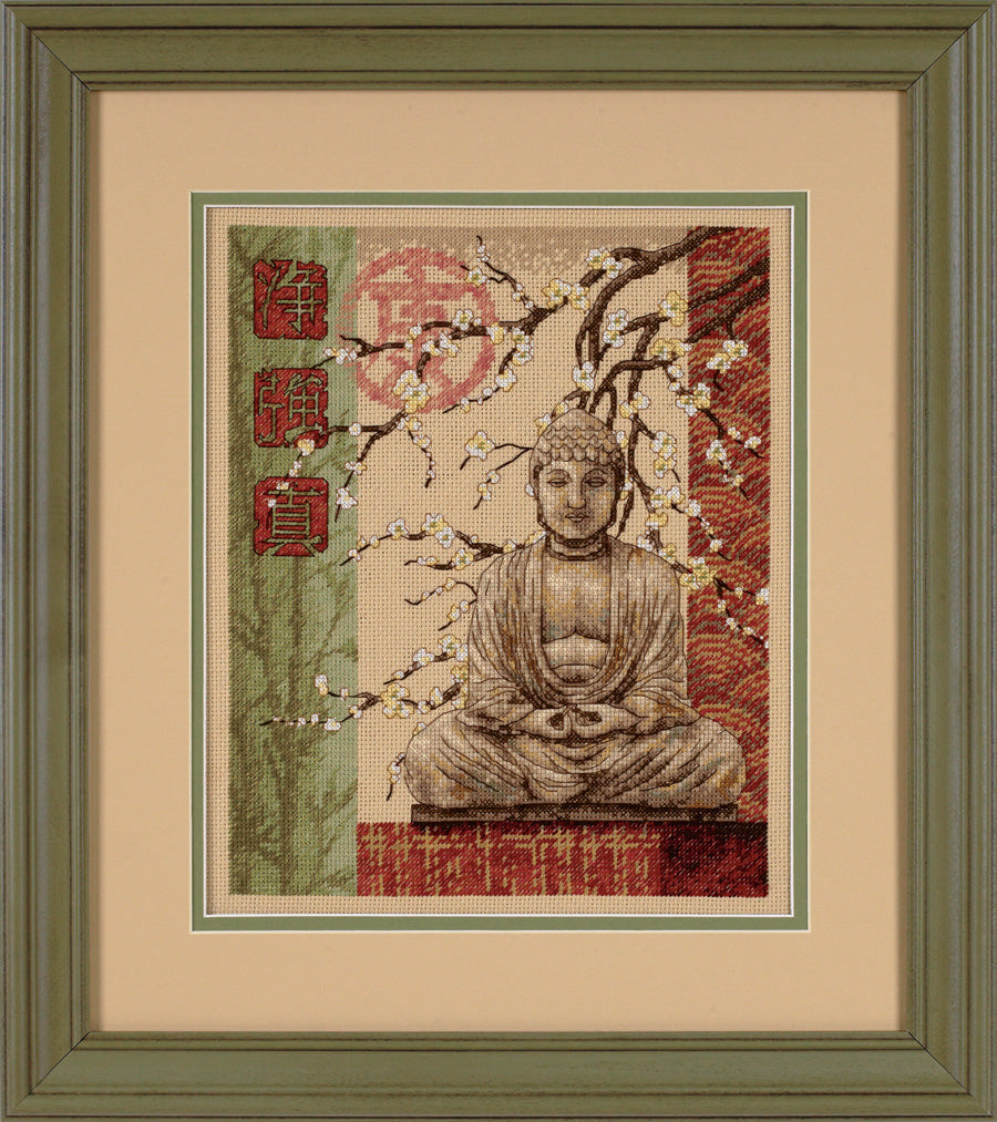Dimensions Purity, Strength, Truth cross stitch kit design