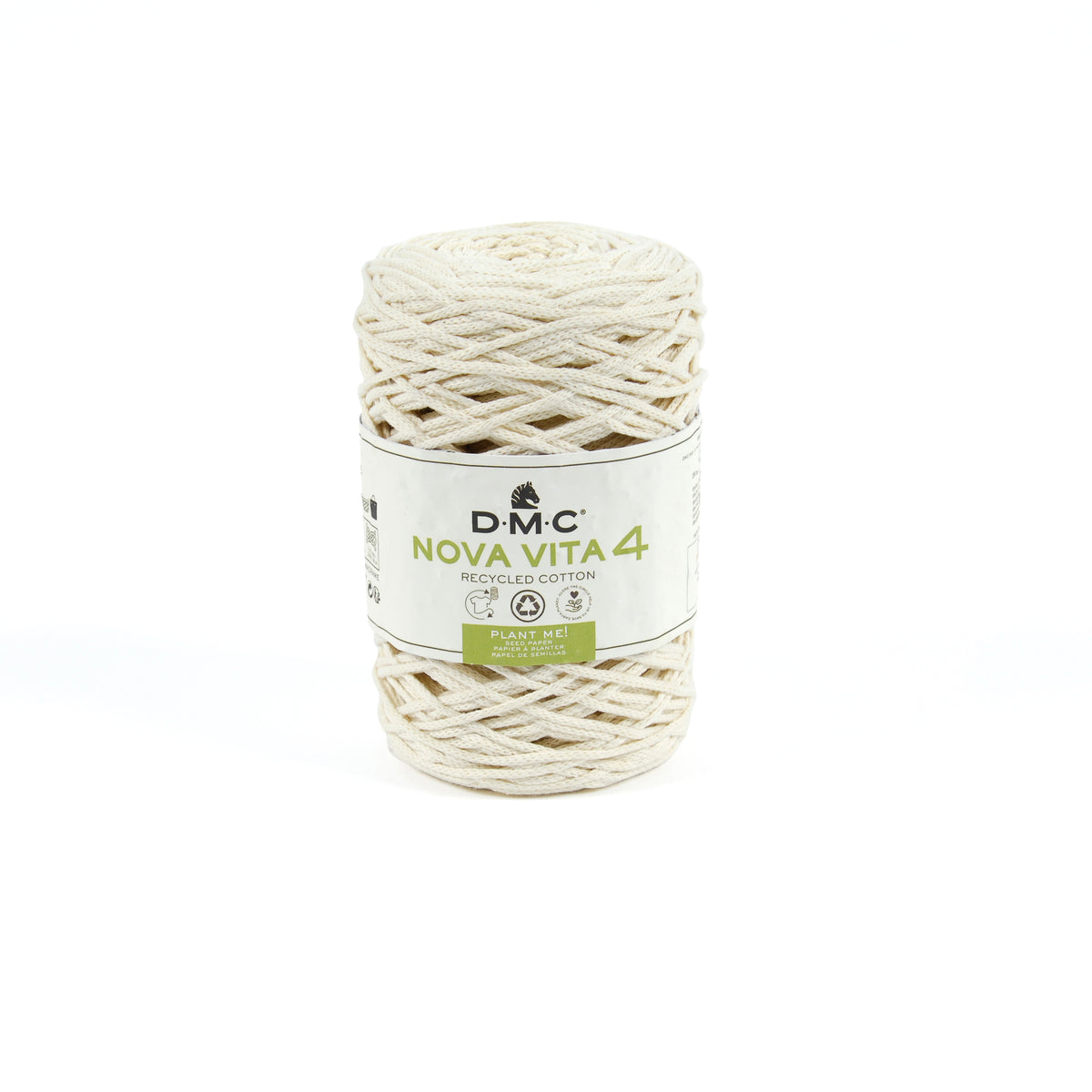 DMC Eco Vita 4 Recycled Tube Yarn 250g - Shade 01