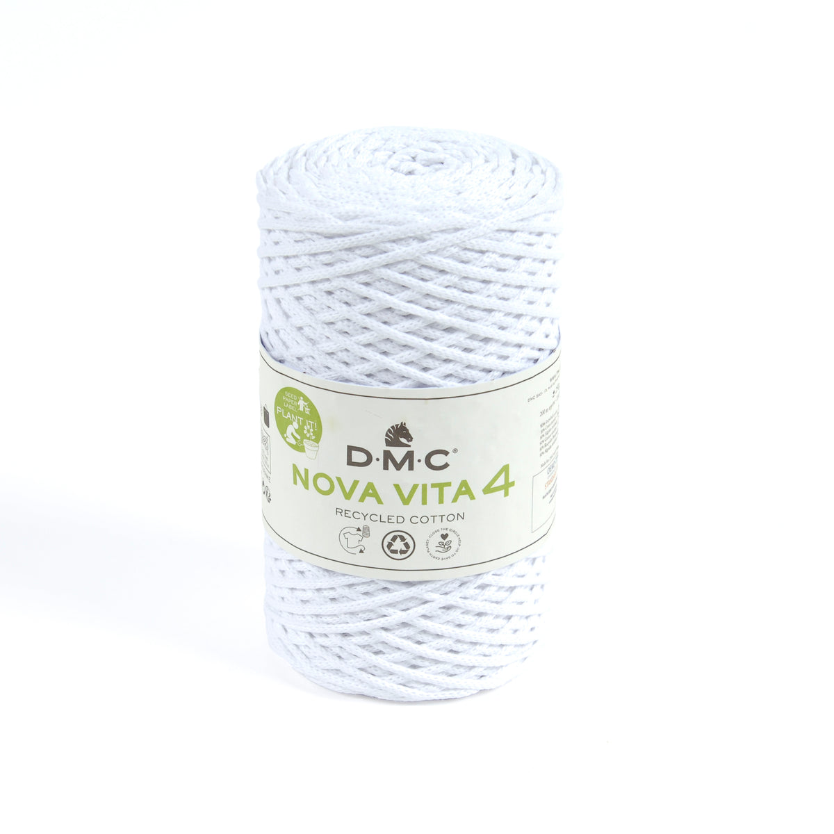 DMC Eco Vita 4 Recycled Tube Yarn 250g - Shade 100