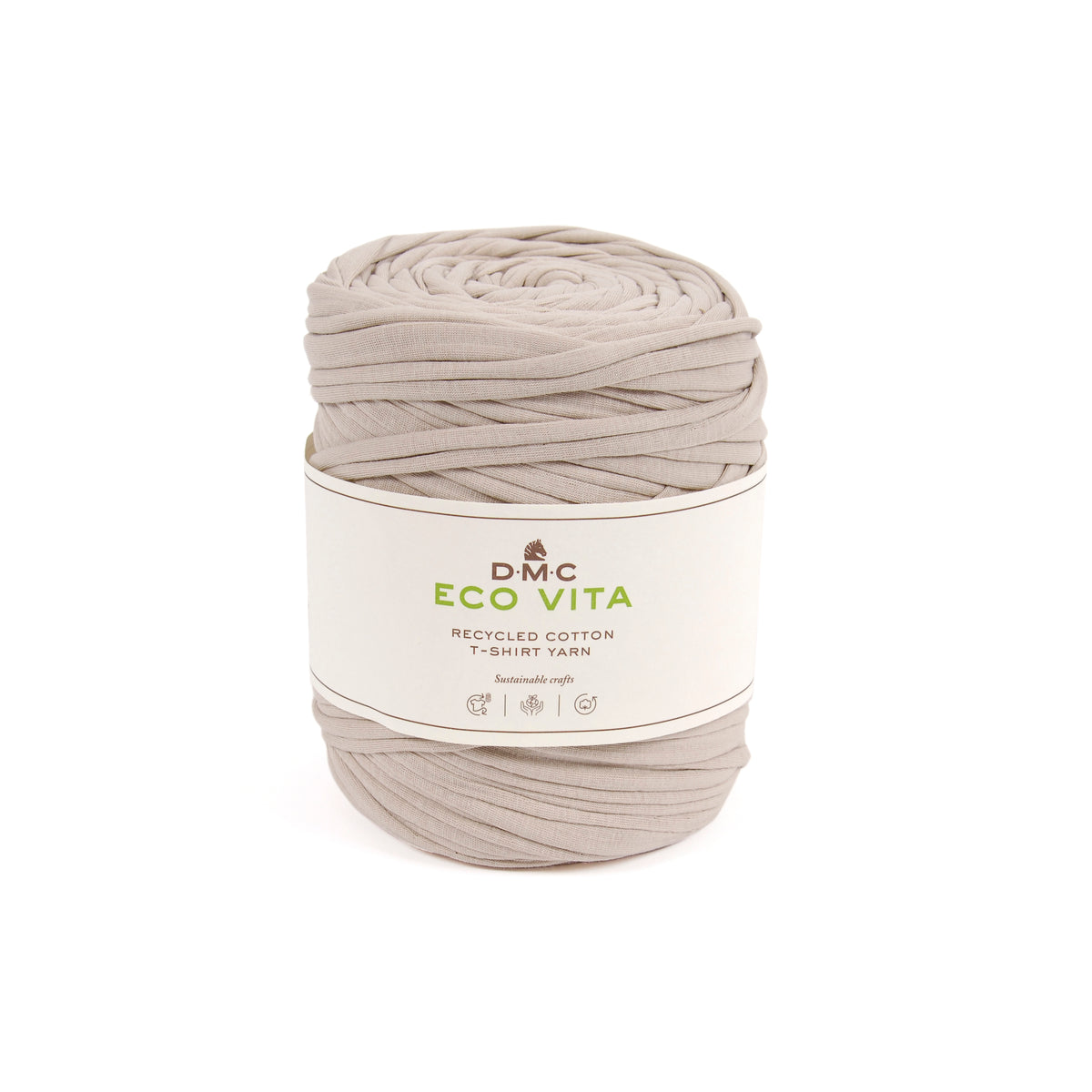 DMC Eco Vita Recycled T-Shirt Yarn 450g - Beige