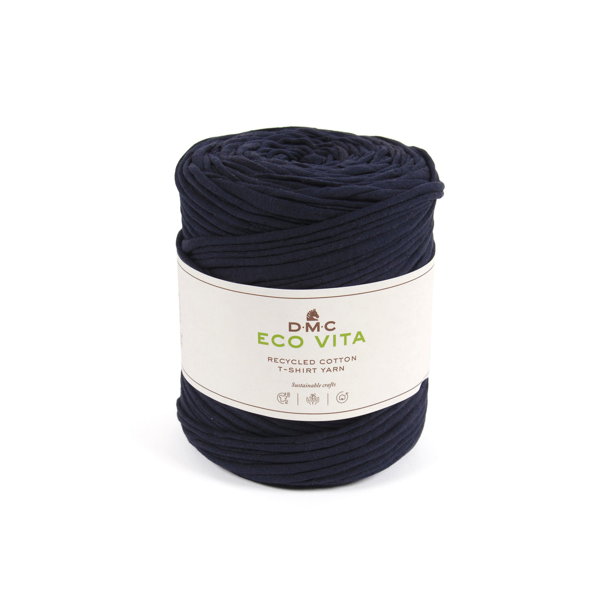 DMC Eco Vita Recycled T-Shirt Yarn 450g - Dark Blue