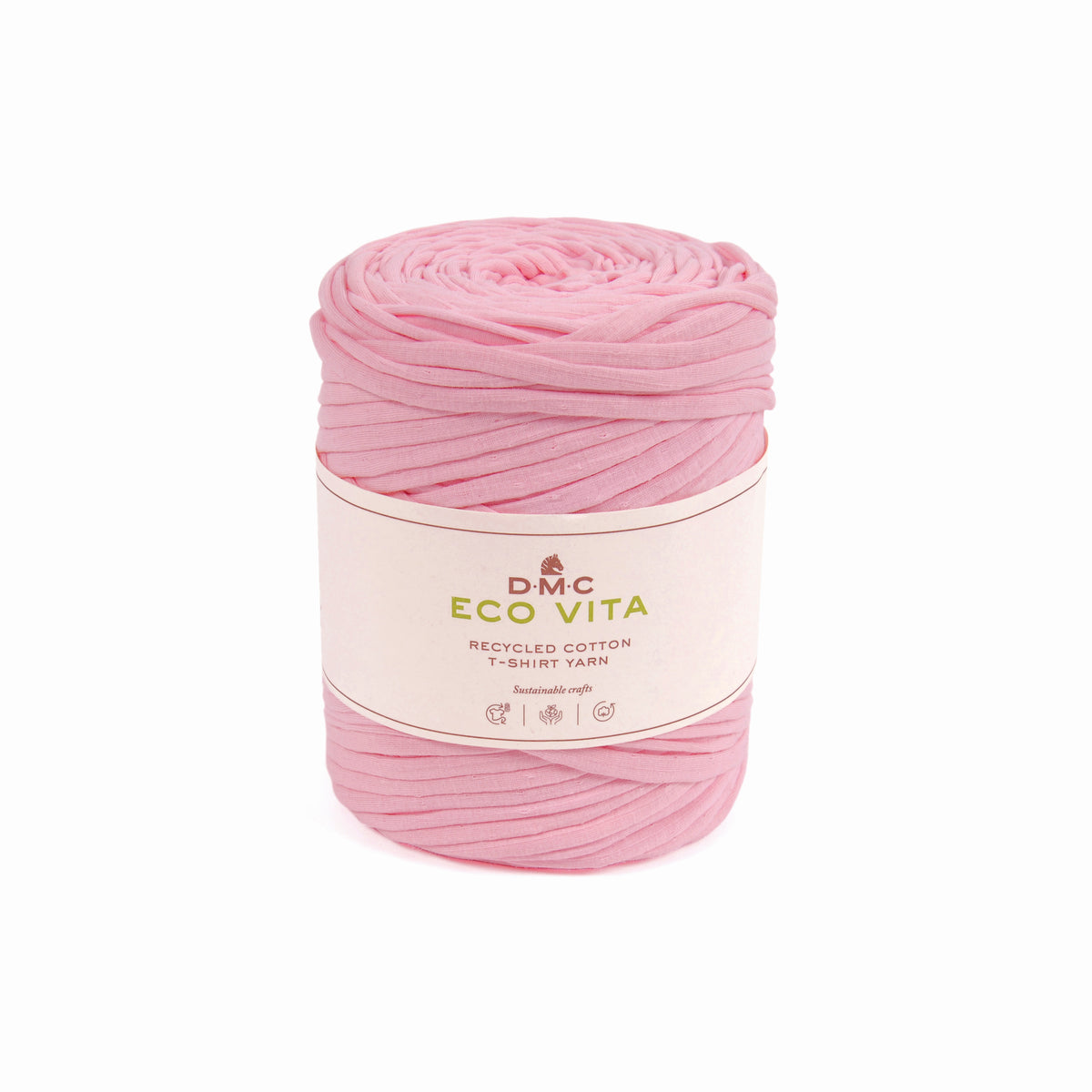 DMC Eco Vita Recycled T-Shirt Yarn 450g - Pink