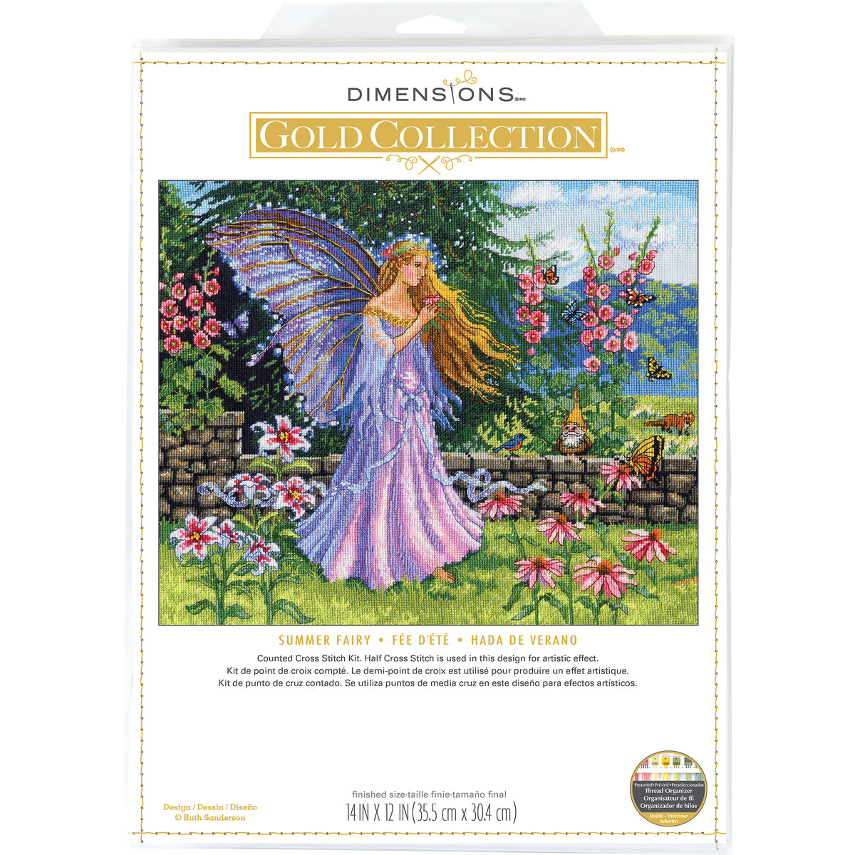 Dimensions Gold Collection Summer Fairy cross stitch kit