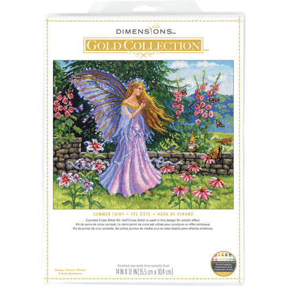 Dimensions Gold Collection Summer Fairy cross stitch kit