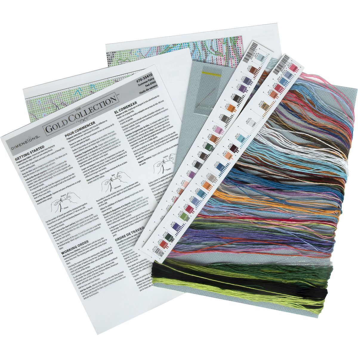 Dimensions Gold Collection Summer Fairy cross stitch kit