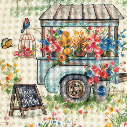 Dimensions Blissful Moments cross stitch kit design