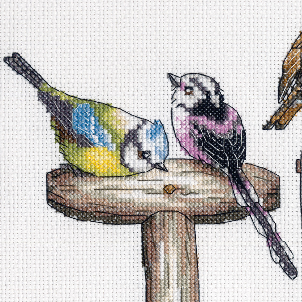 Dimensions Forks and Feathers cross stitch kit design