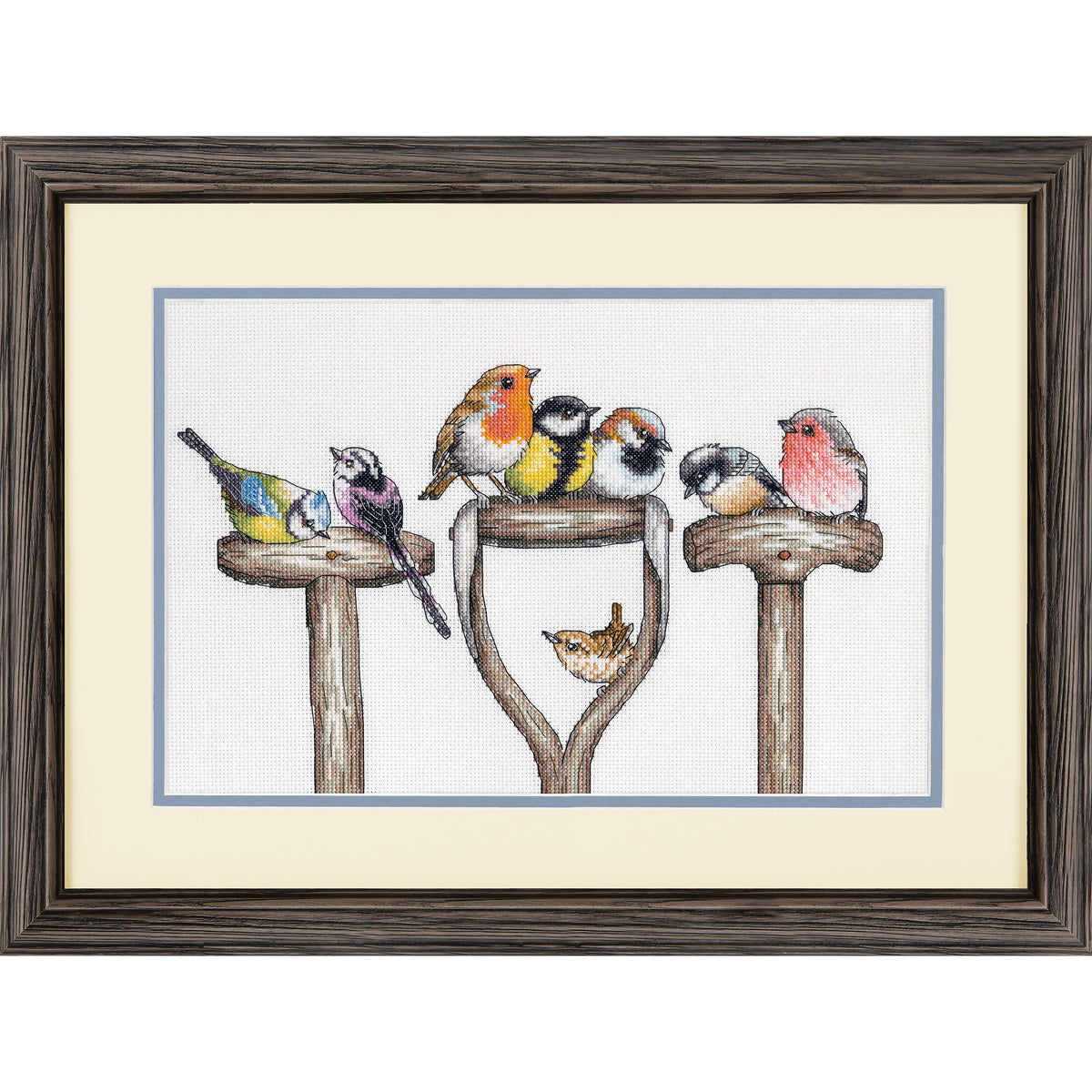 Dimensions Forks and Feathers cross stitch kit design