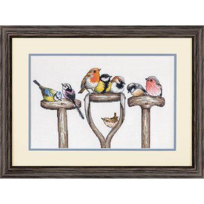 Dimensions Forks and Feathers cross stitch kit design