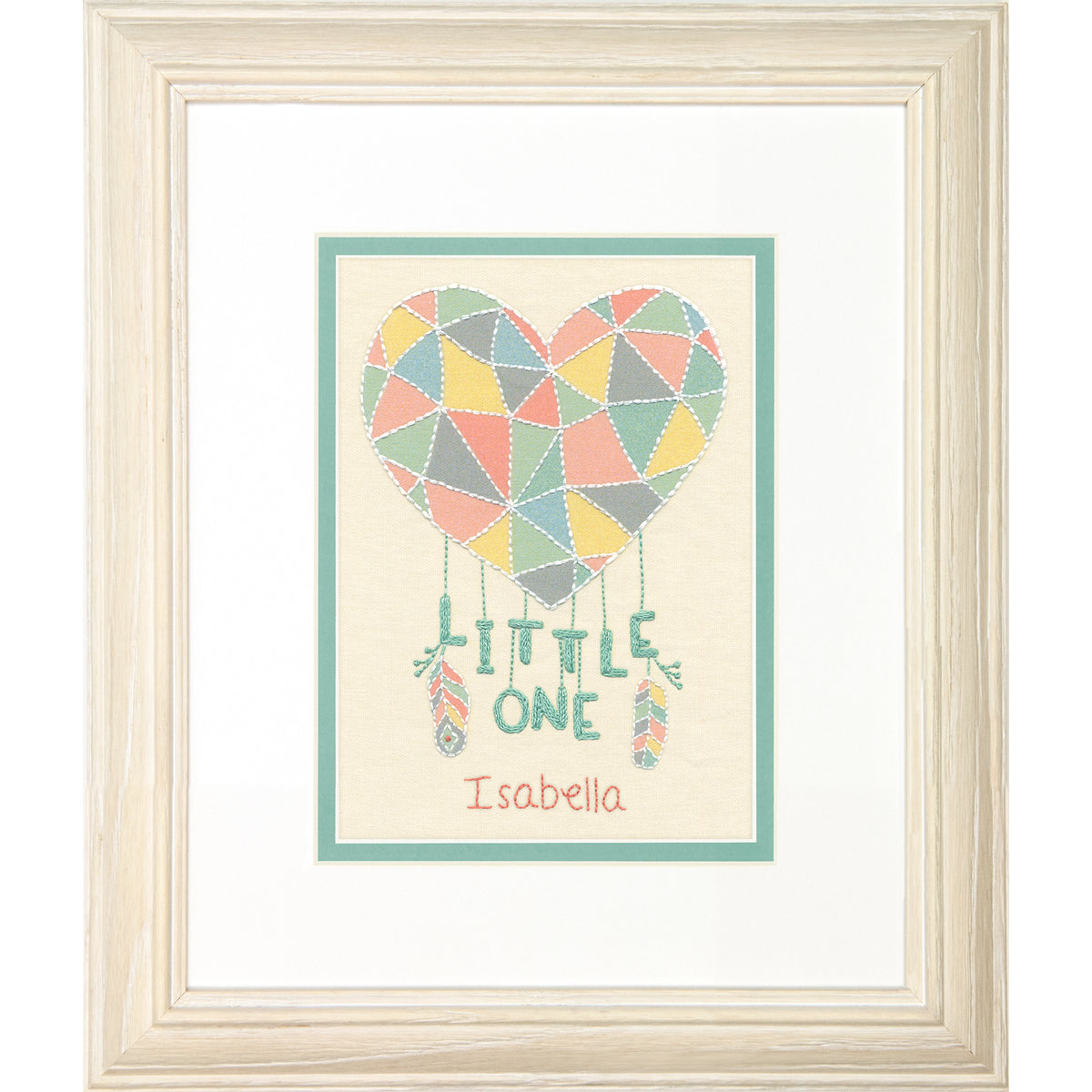 Dimensions Little Dreamcatcher birth record embroidery kit