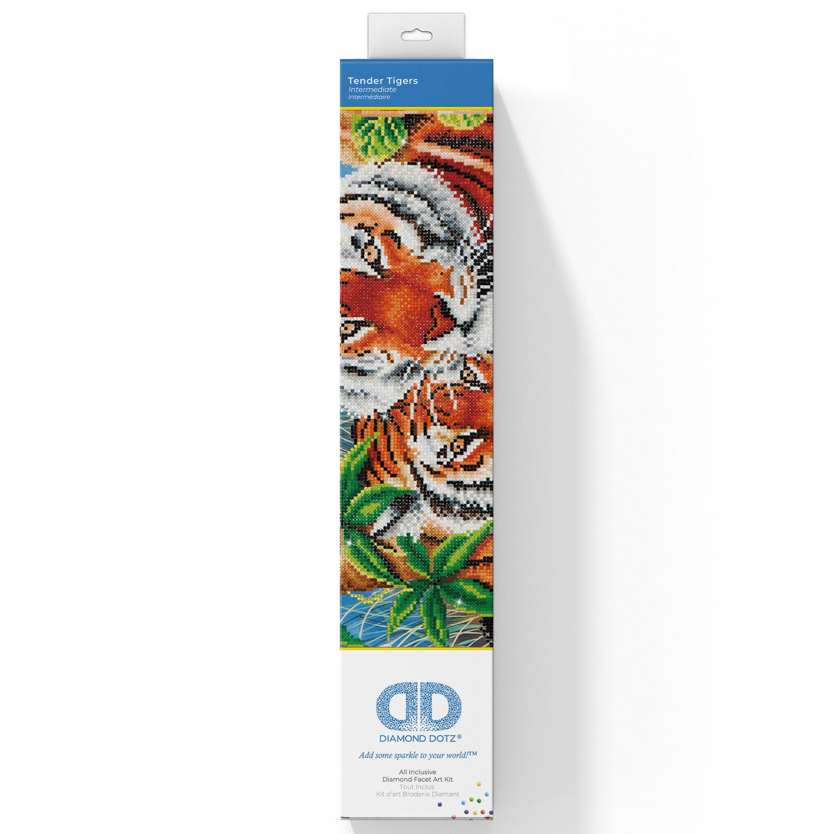 Diamond painting of tigers