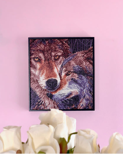 Diamond Dotz Muzzle Nuzzle diamond painting kit showing the Muzzle Nuzzle design