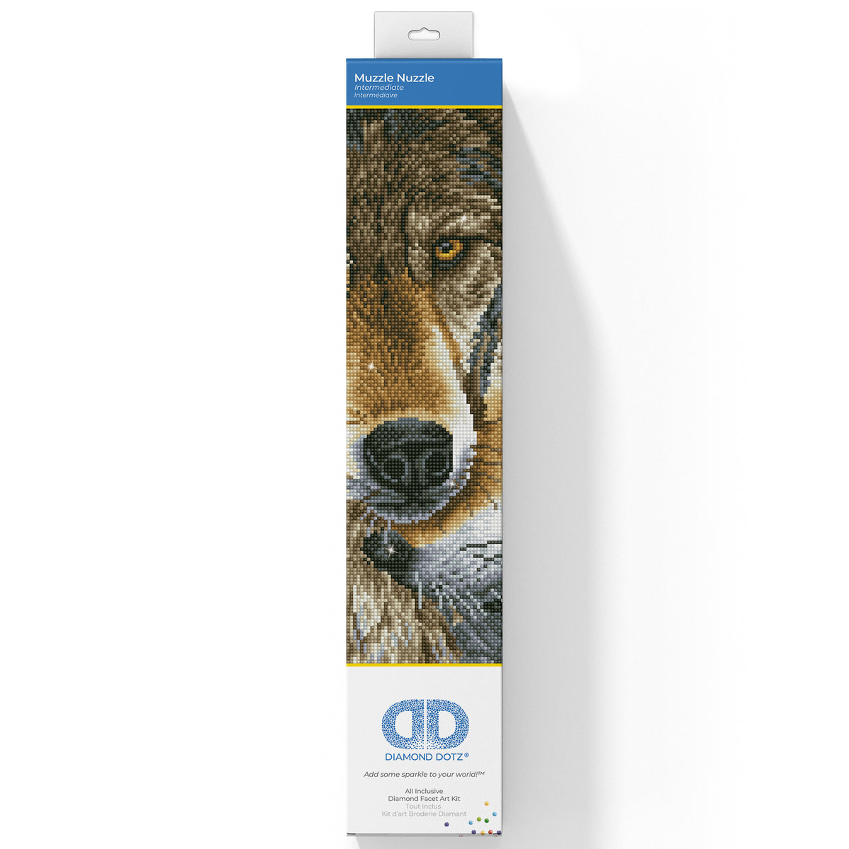 Diamond Dotz Muzzle Nuzzle diamond painting kit showing the Muzzle Nuzzle design