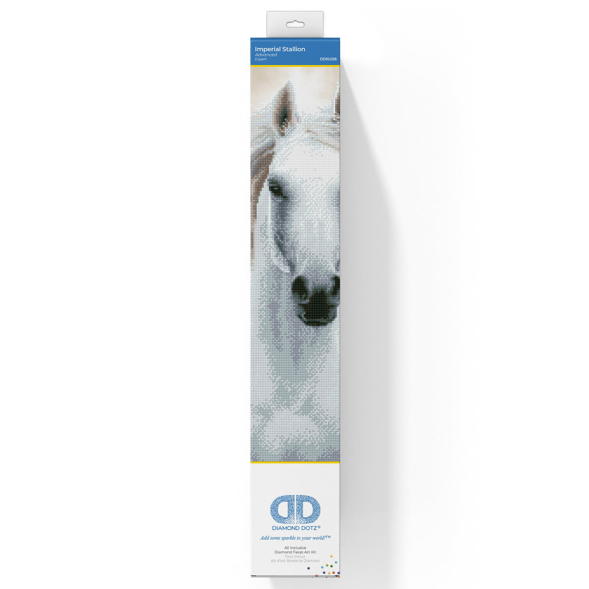 Diamond Dotz Imperial Stallion diamond painting kit showing a stallion