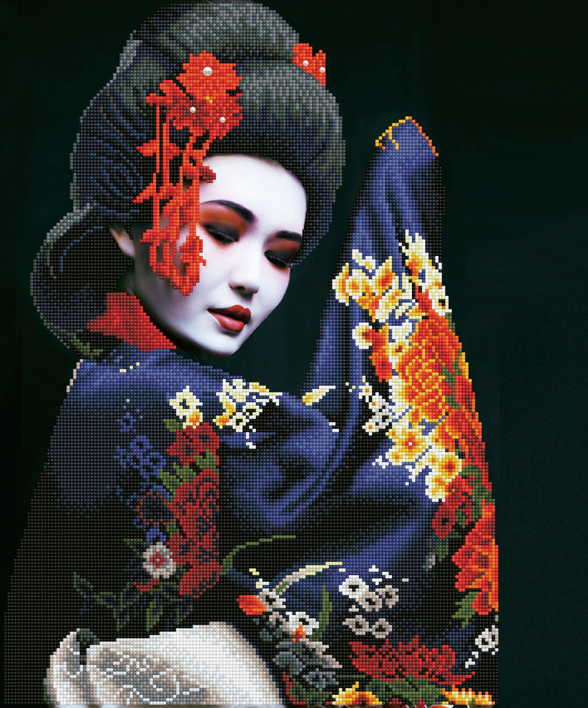 Diamond Dotz Kyoto Beauty diamond painting kit showing the Kyoto Beauty design