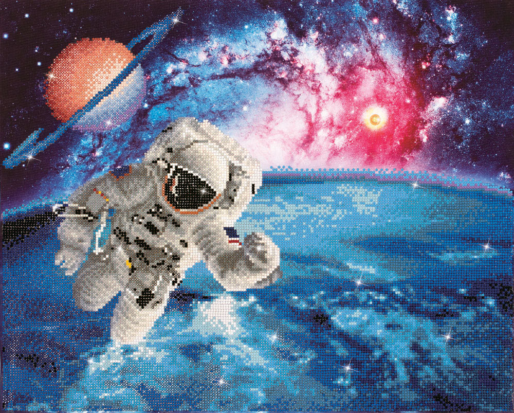 Diamond Dotz Beam Me Up diamond painting kit showing the Beam Me Up design