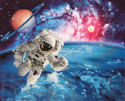 Diamond Dotz Beam Me Up diamond painting kit showing the Beam Me Up design