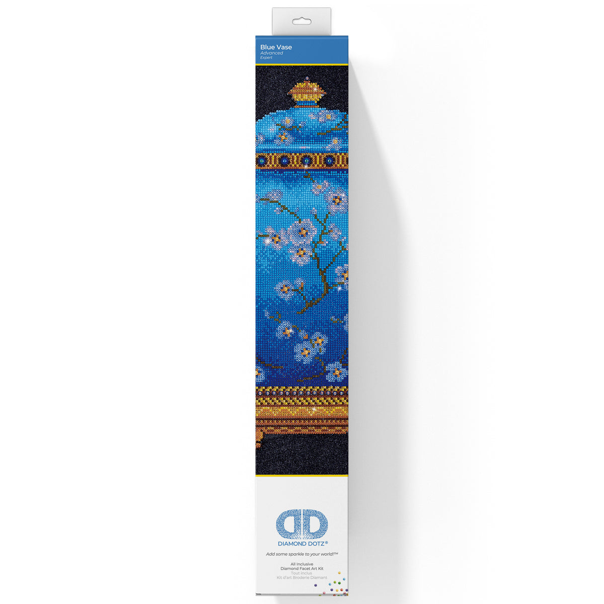 Diamond Dotz Blue Vase diamond painting kit design