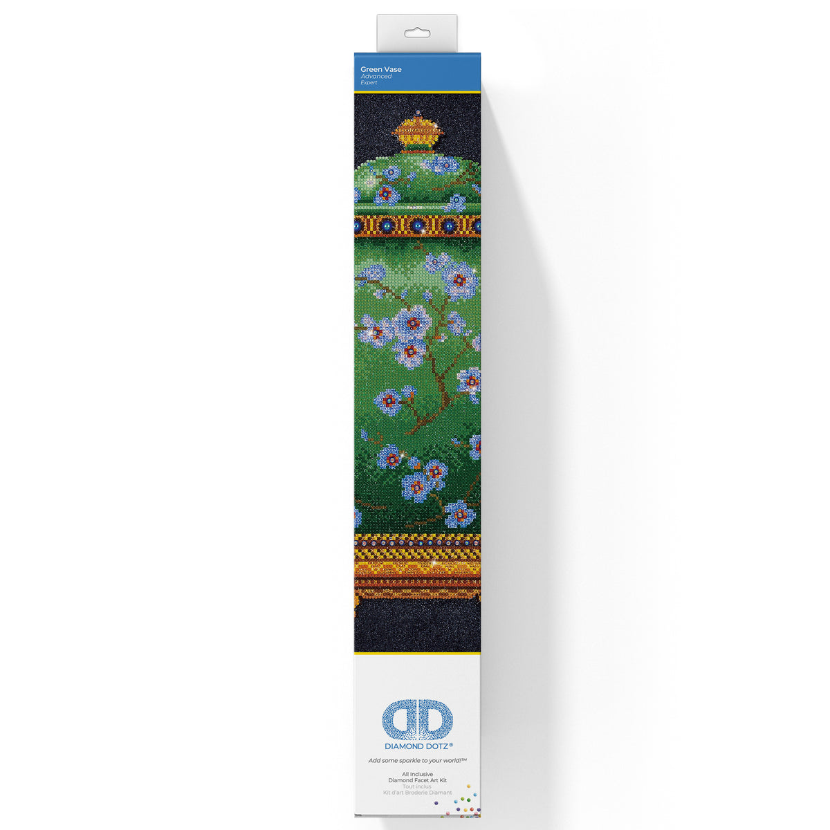 Diamond Dotz Green Vase diamond painting kit design