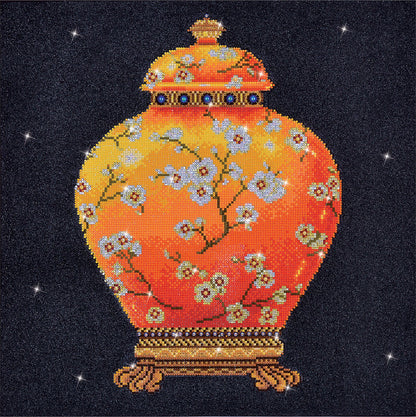 Diamond Dotz Red Vase diamond painting kit design
