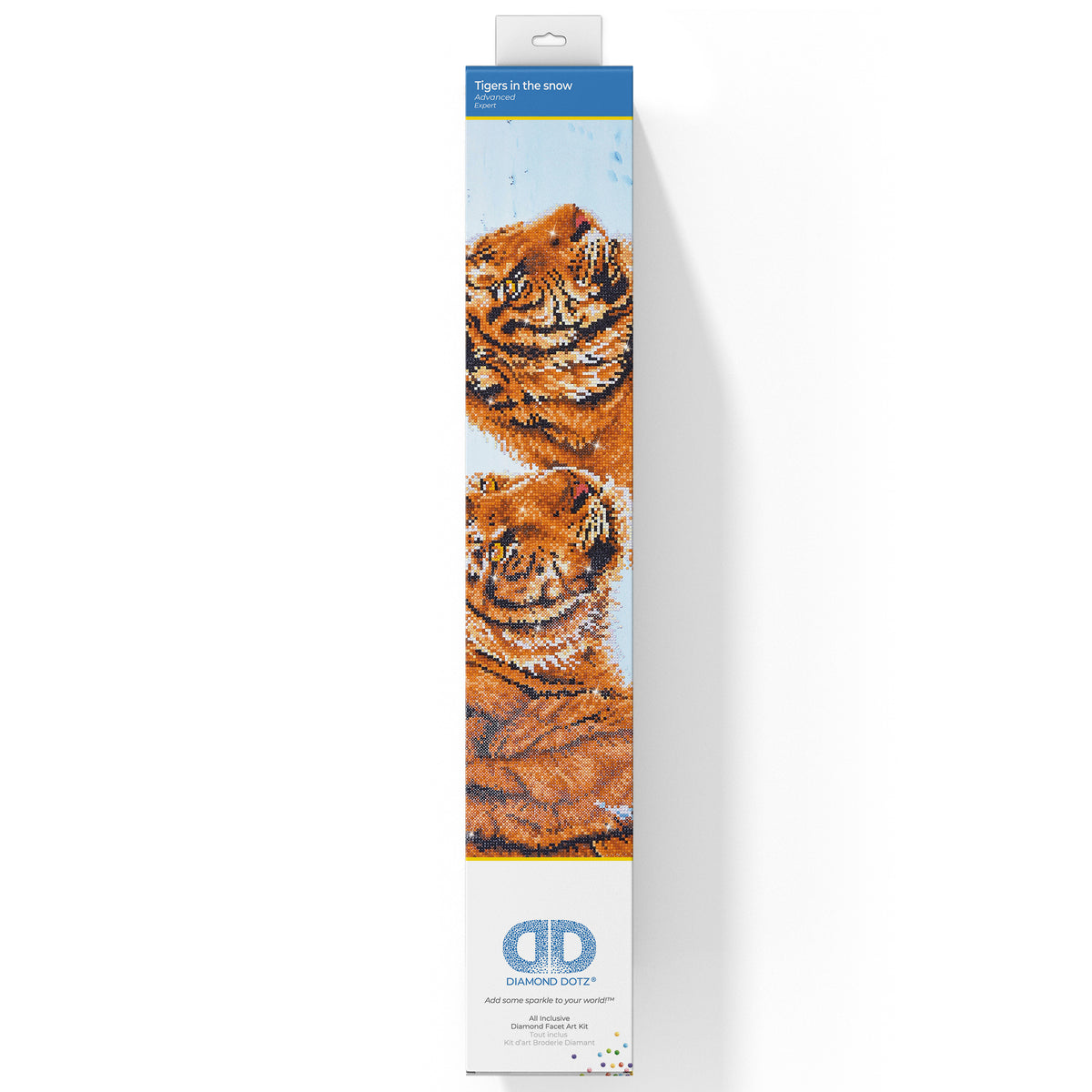 Diamond Dotz Tigers In The Snow diamond painting kit design