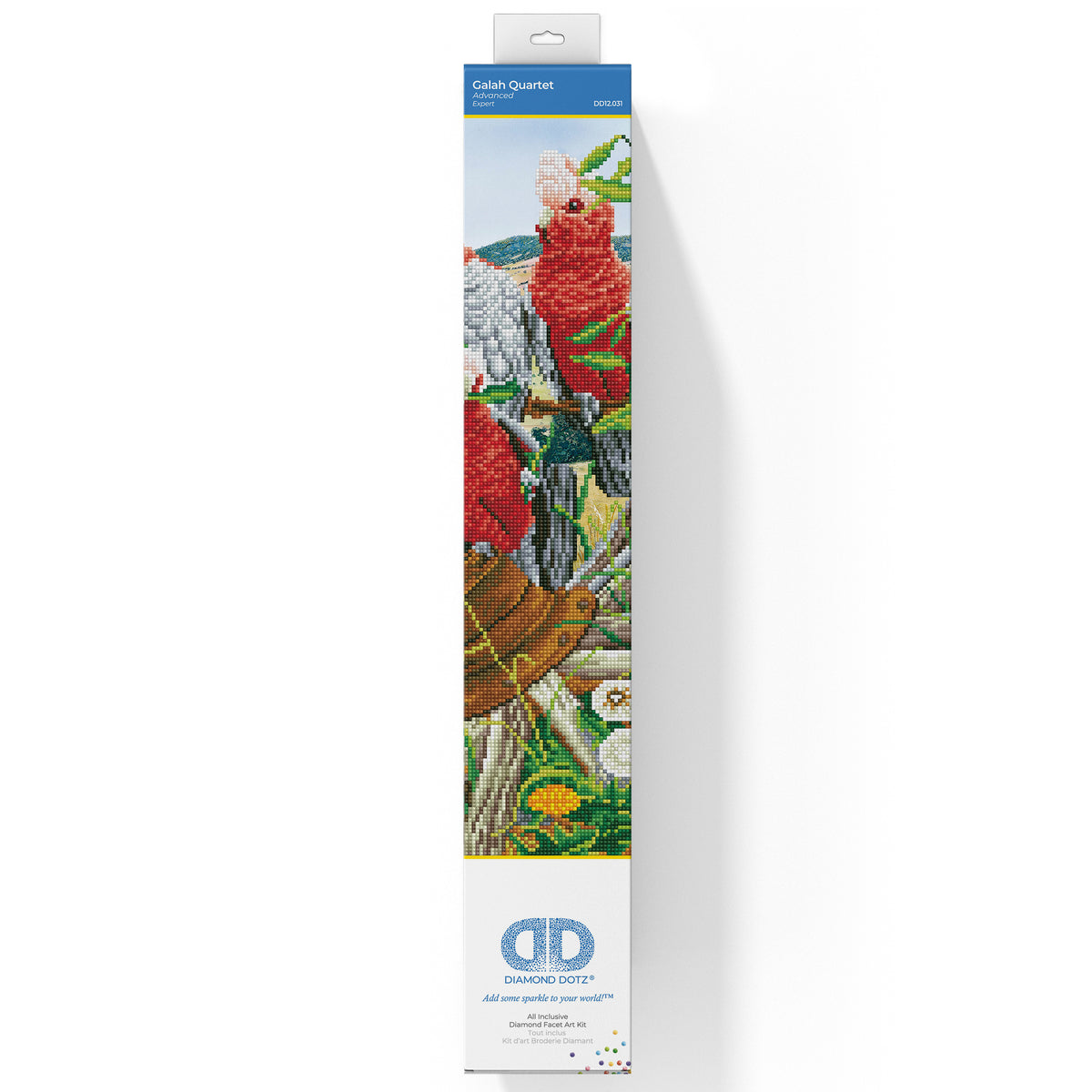 Diamond Dotz Galah Quartet diamond painting kit design