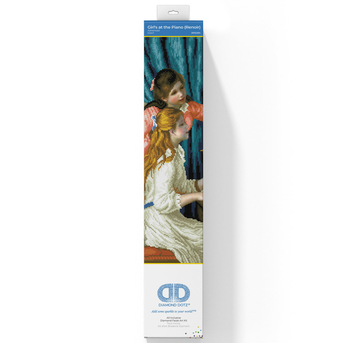 Diamond Dotz Girls at the Piano (Renoir) diamond painting kit design