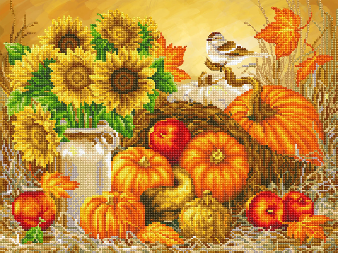 Diamond Dotz Autumn Harvest diamond painting kit design