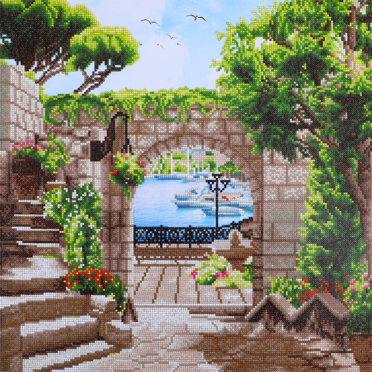 Diamond Dotz Mediterranean Stroll diamond painting kit design
