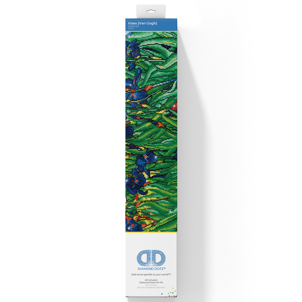 Diamond Dotz Irises (Van Gogh) diamond painting kit design