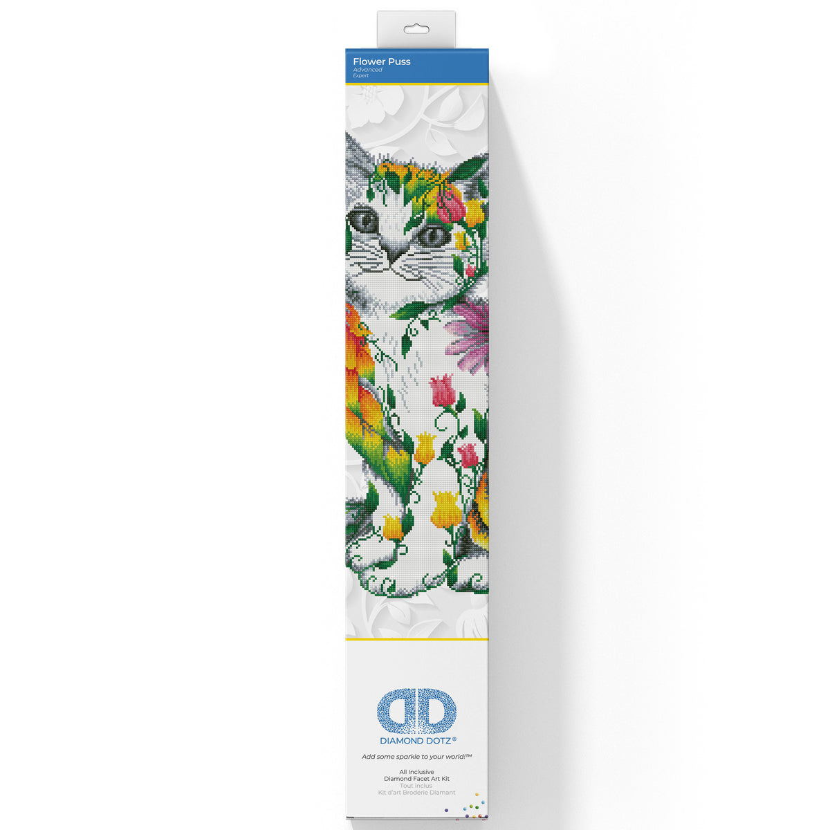 Diamond Dotz Flower Puss diamond painting kit design