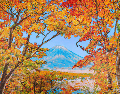 Diamond Dotz Autumn Mountain diamond painting kit design